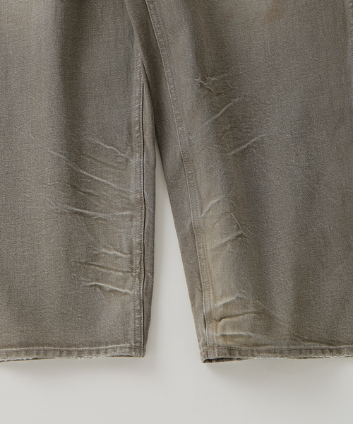 JOURNAL STANDARD J.S HOMESTEAD(ジャーナルスタンダードホームステッド)の「J.S.Homestead / バック バックル トラウザー ワーク パンツ(その他パンツ・メンズ・グリーン/ブラウン・LARGE/MEDIUM)」の22枚目の写真