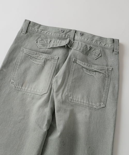 JOURNAL STANDARD J.S HOMESTEAD（ジャーナルスタンダードホームステッド）の「J.S.Homestead / バック バックル トラウザー ワーク パンツ（その他パンツ・メンズ・グリーン/ブラウン・LARGE/MEDIUM）」の22枚目の写真