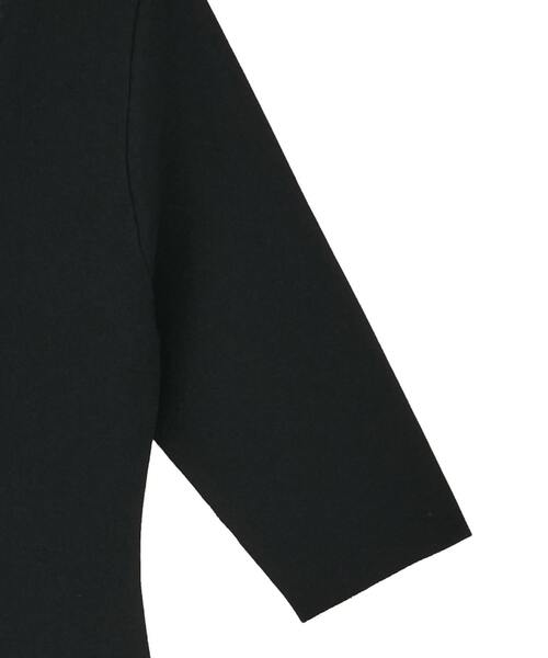 martinique(マルティニーク)の「【l’heritage martinique/レリタージュ マルティニーク】アセテートポリミラノフレアワンピース(ワンピース・レディース・ブラック・1)」の4枚目の写真