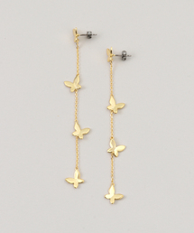 La TOTALITE | STELLAR HOLLYWOOD/ステラハリウッド バタフライロングピアス(ピアス(両耳用))