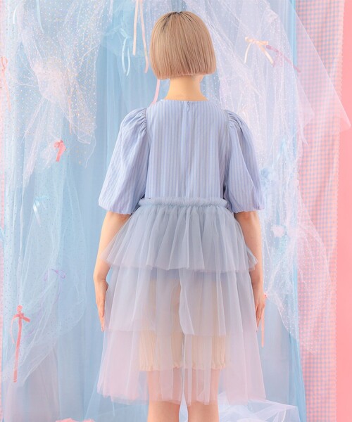 CAROLINA GLASER（カロリナ グレイサー）の「異素材 チュールフリル ブラウス（シャツ/ブラウス・レディース・その他/その他1・ONE SIZE）」の12枚目の写真