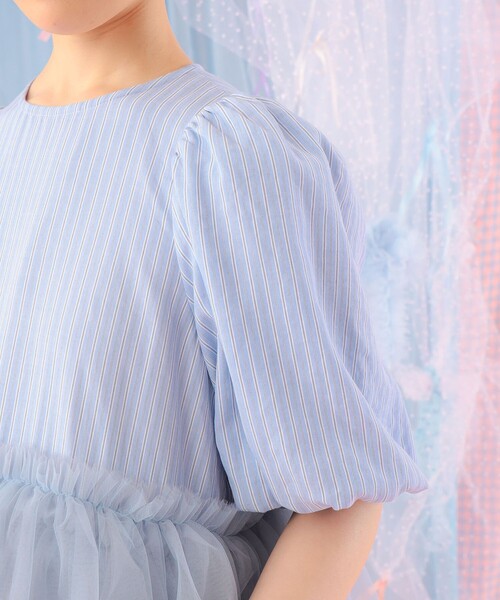 CAROLINA GLASER（カロリナ グレイサー）の「異素材 チュールフリル ブラウス（シャツ/ブラウス・レディース・その他/その他1・ONE SIZE）」の15枚目の写真