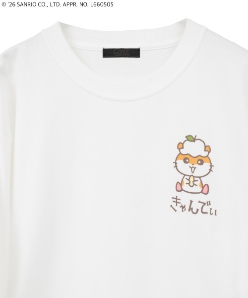 Candy Stripper(キャンディストリッパー)の「【COROCOROKURIRIN】FAMILY L/S TEE(Tシャツ/カットソー・レディース・ブラック/オフホワイト/ピンク・FREE)」の18枚目の写真