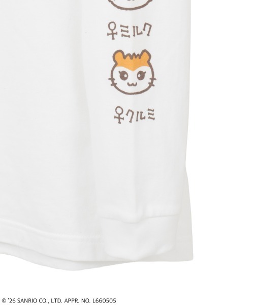Candy Stripper(キャンディストリッパー)の「【COROCOROKURIRIN】FAMILY L/S TEE(Tシャツ/カットソー・レディース・ブラック/オフホワイト/ピンク・FREE)」の19枚目の写真