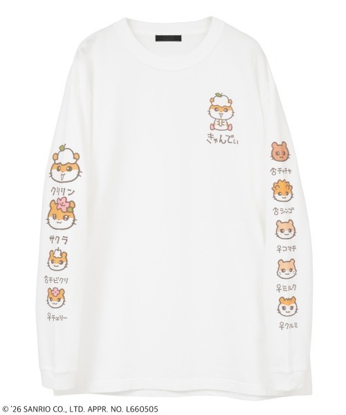 Candy Stripper(キャンディストリッパー)の「【COROCOROKURIRIN】FAMILY L/S TEE(Tシャツ/カットソー・レディース・ブラック/オフホワイト/ピンク・FREE)」の16枚目の写真