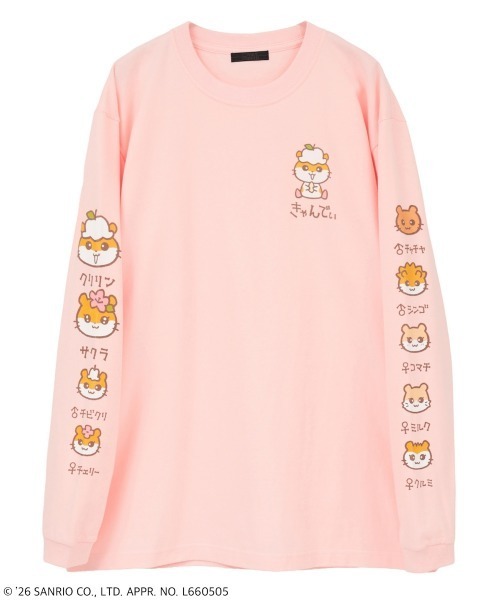Candy Stripper(キャンディストリッパー)の「【COROCOROKURIRIN】FAMILY L/S TEE(Tシャツ/カットソー・レディース・ブラック/オフホワイト/ピンク・FREE)」の15枚目の写真