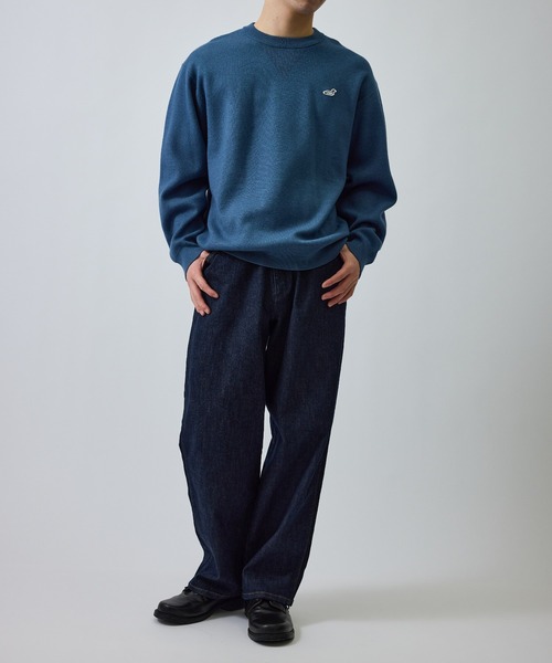 j.n.r.d(ジェー・エヌ・アール・ディー)の「RED EYE DUCK スウェットライクニット(ニット/セーター・メンズ・ブルー系その他4/ブラック/オフホワイト・M/LL/L)」の20枚目の写真