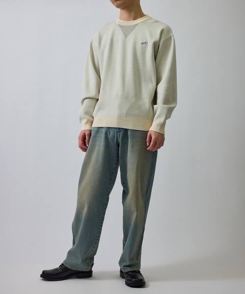 j.n.r.d(ジェー・エヌ・アール・ディー)の「RED EYE DUCK スウェットライクニット(ニット/セーター・メンズ・ブルー系その他4/ブラック/オフホワイト・M/LL/L)」の21枚目の写真