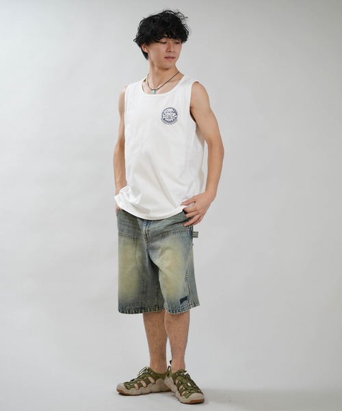 rip curl（リップカール）の「RIP CURL/リップカール メンズ タンクトップ WETTI PASSAGE ICON TANK RCM6S-2301（タンクトップ・メンズ・ホワイト/シアン/ブラック・M/XL/L）」の5枚目の写真