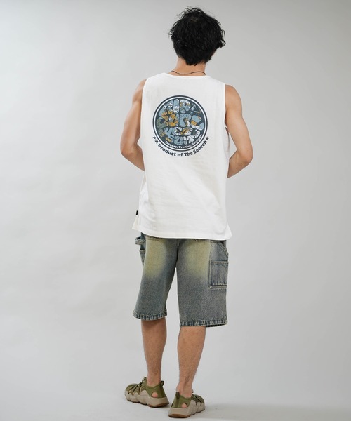 rip curl（リップカール）の「RIP CURL/リップカール メンズ タンクトップ WETTI PASSAGE ICON TANK RCM6S-2301（タンクトップ・メンズ・ホワイト/シアン/ブラック・M/XL/L）」の6枚目の写真
