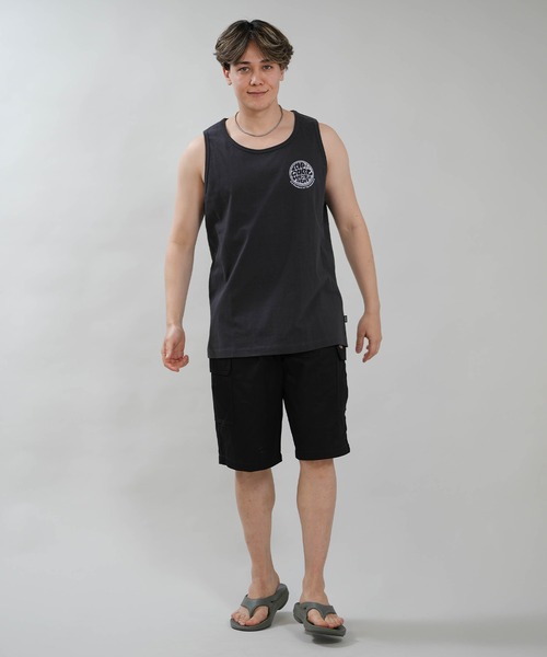 rip curl（リップカール）の「RIP CURL/リップカール メンズ タンクトップ WETTI PASSAGE ICON TANK RCM6S-2301（タンクトップ・メンズ・ホワイト/シアン/ブラック・M/XL/L）」の9枚目の写真