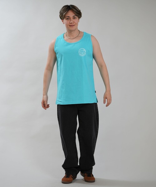 rip curl（リップカール）の「RIP CURL/リップカール メンズ タンクトップ WETTI PASSAGE ICON TANK RCM6S-2301（タンクトップ・メンズ・ホワイト/シアン/ブラック・M/XL/L）」の13枚目の写真