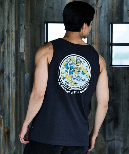 rip curl（リップカール）の「RIP CURL/リップカール メンズ タンクトップ WETTI PASSAGE ICON TANK RCM6S-2301（タンクトップ・メンズ・ホワイト/シアン/ブラック・M/XL/L）」の19枚目の写真