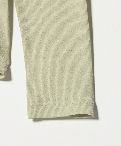 BEAUTY&YOUTH UNITED ARROWS（ビューティーアンドユースユナイテッドアローズ）の「ハイツイストコットン シアークレープ ロングスリーブTシャツ（Tシャツ/カットソー・レディース・ライム/ブラック/オフホワイト・FREE）」の9枚目の写真