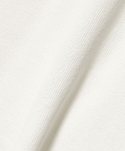 BEAUTY&YOUTH UNITED ARROWS（ビューティーアンドユースユナイテッドアローズ）の「ハイツイストコットン シアークレープ ロングスリーブTシャツ（Tシャツ/カットソー・レディース・ライム/ブラック/オフホワイト・FREE）」の4枚目の写真