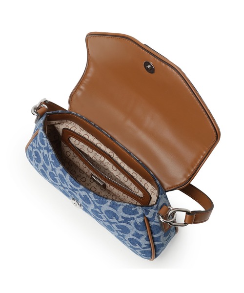 Guess（ゲス）の「ERIKA Flap Crossbody ショルダーバッグ  （ショルダーバッグ・レディース・インディゴブルー・ONE SIZE）」の6枚目の写真