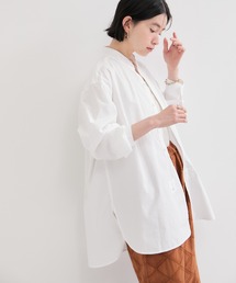 ROYAL NAVY（ロイヤルネイビー）の「【ROYAL NAVY/ロイヤルネイビー】バンドカラーシャツ（シャツ/ブラウス）」