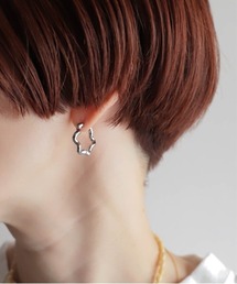 フラワーラインHOOPピアス