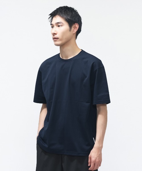 TIGORA（ティゴラ）の「ティゴラ TIGORA ストレッチTシャツ SOLOTEX(R)使用（Tシャツ/カットソー・メンズ・ネイビー/ホワイト/ブラック・LL/M/L/S/3L）」の3枚目の写真