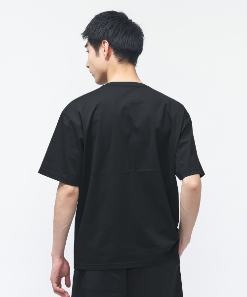 TIGORA（ティゴラ）の「ティゴラ TIGORA ストレッチTシャツ SOLOTEX(R)使用（Tシャツ/カットソー・メンズ・ネイビー/ホワイト/ブラック・LL/M/L/S/3L）」の12枚目の写真