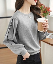 Flugge（フラッジー）の「袖パイピングカットソー（Tシャツ/カットソー）」