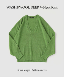 EDIFICE（エディフィス）の「WASHI/WOOL DEEP V ネックニット（ニット/セーター）」