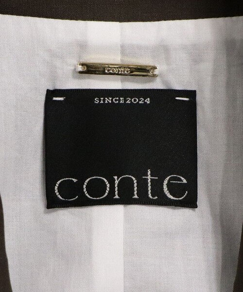新品タグ付　conte コンテ　ダブル テーラードジャケット conte＞ダブルジャケット（テーラードジャケット）｜conte（コンテ）の