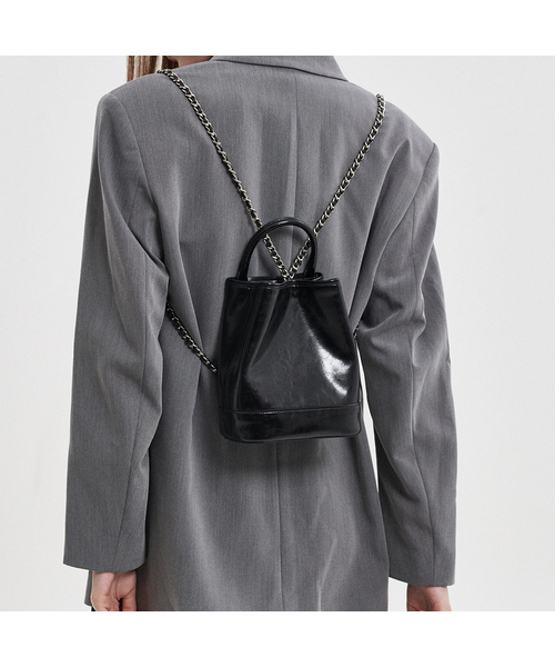 I BAG YOUR PARDON(アイバック ユア パードン)の「clover BAGpack (4 colors)(バックパック/リュック・レディース・ブラック/シルバー/アイボリー/ラベンダー・FREE)」の1枚目の写真