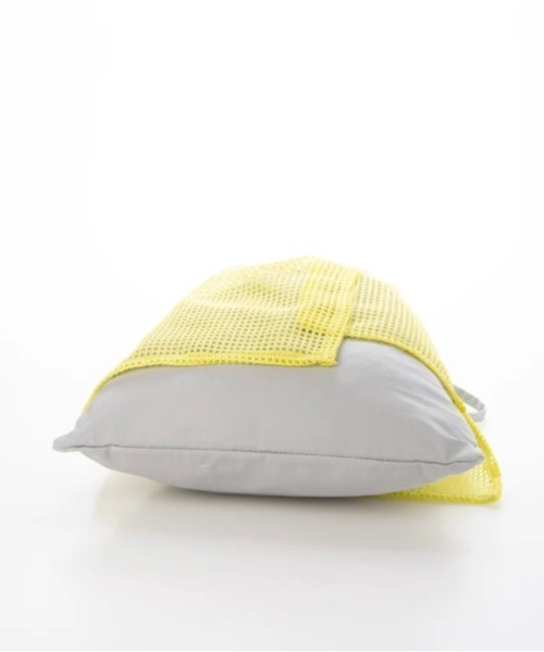 EARTH MADE（アースメイド）の「FRILL MESH TOTE（トートバッグ・レディース・グレー/ホワイト/オレンジ・FREE）」の4枚目の写真