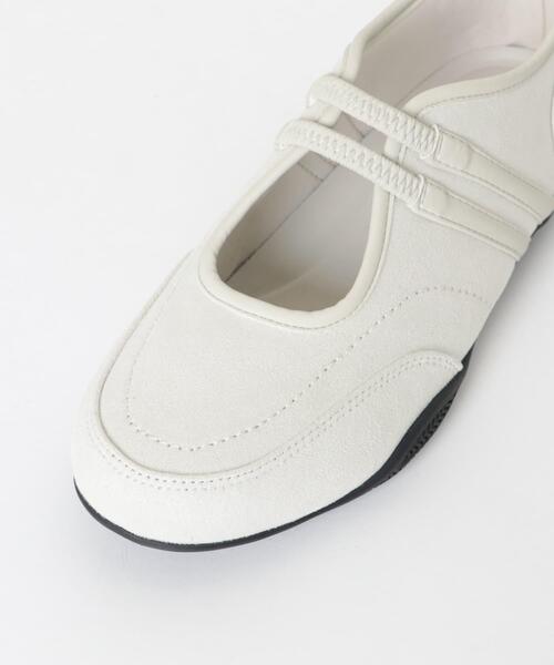 SENSE OF PLACE by URBAN RESEARCH（センスオブプレイスバイアーバンリサーチ）の「フラットソールバレエスニーカー（バレエシューズ・レディース・ブラウン/ブラック/アイボリー・SMALL/LARGE/MEDIUM）」の8枚目の写真