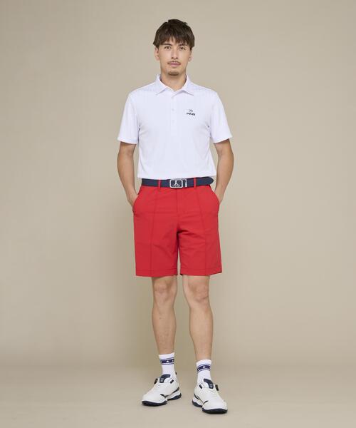 PING(ピン)の「【PING APPAREL】ストライプジャカード半袖ポロシャツ(ポロシャツ・メンズ・レッド/ベージュ/ホワイト/ネイビー・LL1/L/LL/S/M)」の13枚目の写真