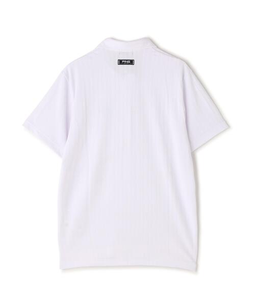 PING(ピン)の「【PING APPAREL】ストライプジャカード半袖ポロシャツ(ポロシャツ・メンズ・レッド/ベージュ/ホワイト/ネイビー・LL1/L/LL/S/M)」の15枚目の写真