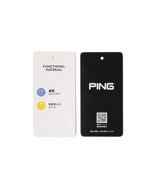 PING(ピン)の「【PING APPAREL】ストライプジャカード半袖ポロシャツ(ポロシャツ・メンズ・レッド/ベージュ/ホワイト/ネイビー・LL1/L/LL/S/M)」の17枚目の写真