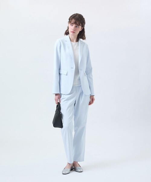 MACKINTOSH PHILOSOPHY（ﾏｯｷﾝﾄｯｼｭ ﾌｨﾛｿﾌｨｰ）の「【MP STANDARD JACKET】DRY OXFORD製（テーラードジャケット・レディース・チャコールグレー/ダークネイビー/ブルー系その他7/ベージュ系その他・36/38/40）」の19枚目の写真