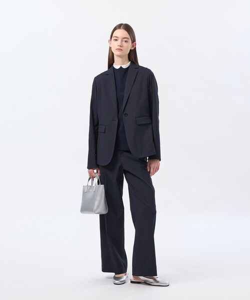 MACKINTOSH PHILOSOPHY（ﾏｯｷﾝﾄｯｼｭ ﾌｨﾛｿﾌｨｰ）の「【MP STANDARD JACKET】DRY OXFORD製（テーラードジャケット・レディース・チャコールグレー/ダークネイビー/ブルー系その他7/ベージュ系その他・36/38/40）」の22枚目の写真