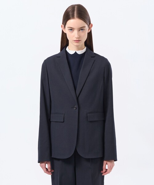 MACKINTOSH PHILOSOPHY（ﾏｯｷﾝﾄｯｼｭ ﾌｨﾛｿﾌｨｰ）の「【MP STANDARD JACKET】DRY OXFORD製（テーラードジャケット・レディース・チャコールグレー/ダークネイビー/ブルー系その他7/ベージュ系その他・36/38/40）」の5枚目の写真