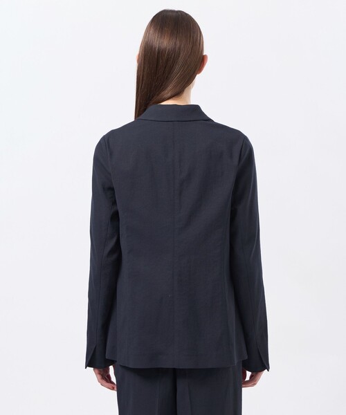 MACKINTOSH PHILOSOPHY（ﾏｯｷﾝﾄｯｼｭ ﾌｨﾛｿﾌｨｰ）の「【MP STANDARD JACKET】DRY OXFORD製（テーラードジャケット・レディース・チャコールグレー/ダークネイビー/ブルー系その他7/ベージュ系その他・36/38/40）」の7枚目の写真