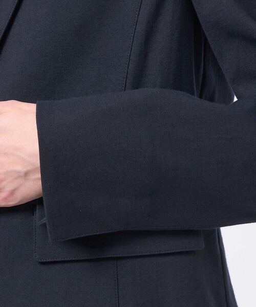 MACKINTOSH PHILOSOPHY（ﾏｯｷﾝﾄｯｼｭ ﾌｨﾛｿﾌｨｰ）の「【MP STANDARD JACKET】DRY OXFORD製（テーラードジャケット・レディース・チャコールグレー/ダークネイビー/ブルー系その他7/ベージュ系その他・36/38/40）」の8枚目の写真