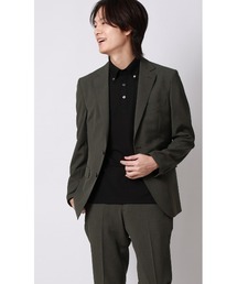 AOYAMA（アオヤマ）の「シワになりにくく様々な通勤スタイルに対応 スタイリッシュジャケット【ウォッシャブル】【乾燥機OK】【セットアップ着用可】（スーツジャケット）」