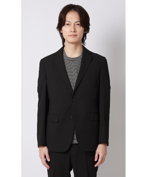 AOYAMA(アオヤマ)の「シワになりにくく様々な通勤スタイルに対応 スタイリッシュジャケット【ウォッシャブル】【乾燥機OK】【セットアップ着用可】(スーツジャケット・メンズ・ブラック/カーキ・LL/L/M/S)」の3枚目の写真
