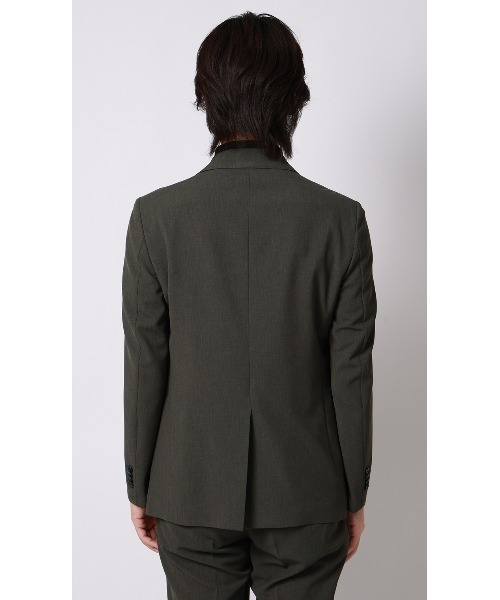 AOYAMA(アオヤマ)の「シワになりにくく様々な通勤スタイルに対応 スタイリッシュジャケット【ウォッシャブル】【乾燥機OK】【セットアップ着用可】(スーツジャケット・メンズ・ブラック/カーキ・LL/L/M/S)」の16枚目の写真