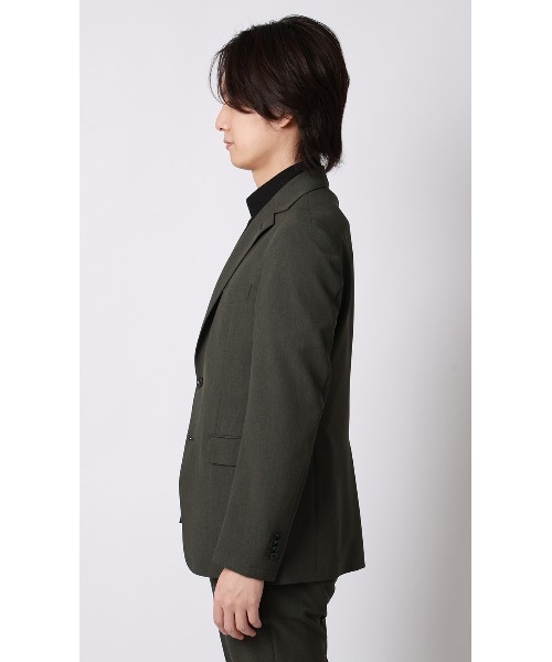 AOYAMA(アオヤマ)の「シワになりにくく様々な通勤スタイルに対応 スタイリッシュジャケット【ウォッシャブル】【乾燥機OK】【セットアップ着用可】(スーツジャケット・メンズ・ブラック/カーキ・LL/L/M/S)」の15枚目の写真