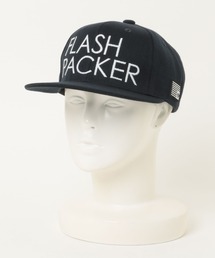 FLASH PACKER（フラッシュパッカー）の「FLASH PACKER フラッシュパッカー/ フラットキャップ ロゴキャップ スナップバック サイズ調整 /// XBC-21TH（キャップ）」