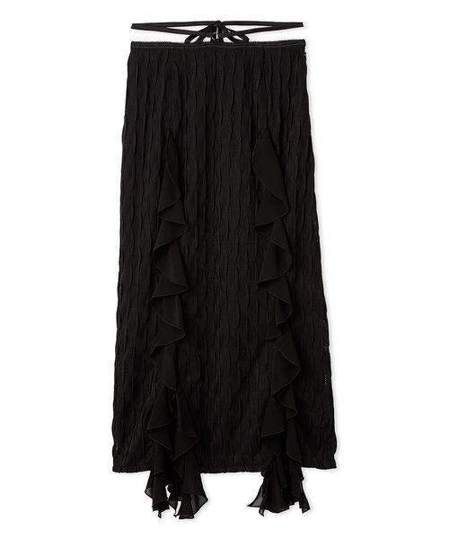 FURFUR(ファーファー)の「フリルカットスカート(スカート・レディース・ピンク/アイボリー/ブラック・F)」の3枚目の写真