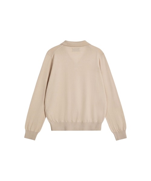 EMIS（イミス）の「(W) COLLAR KNIT TOP（ニット/セーター・レディース・ベージュ/ブラック・FREE）」の18枚目の写真