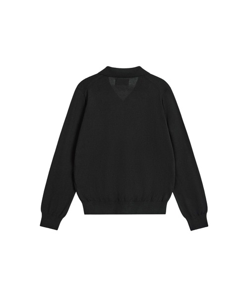 EMIS（イミス）の「(W) COLLAR KNIT TOP（ニット/セーター・レディース・ベージュ/ブラック・FREE）」の7枚目の写真