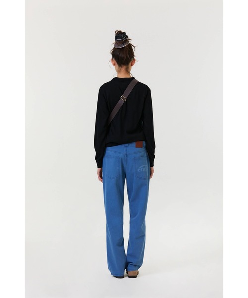 EMIS（イミス）の「(W) COLLAR KNIT TOP（ニット/セーター・レディース・ベージュ/ブラック・FREE）」の14枚目の写真