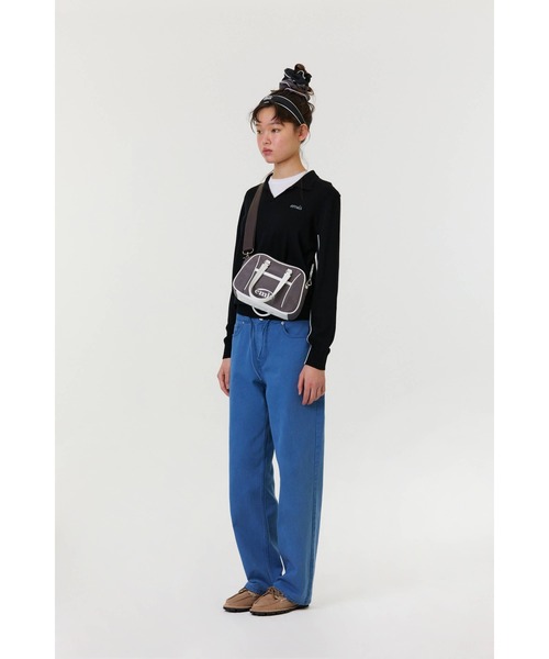 EMIS（イミス）の「(W) COLLAR KNIT TOP（ニット/セーター・レディース・ベージュ/ブラック・FREE）」の15枚目の写真