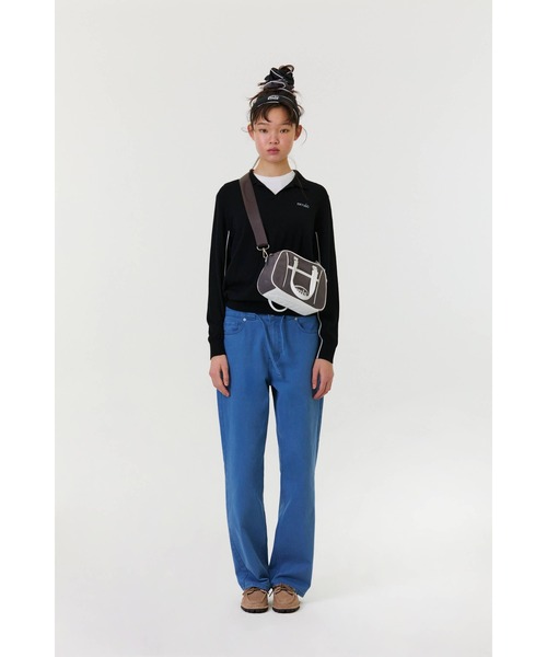 EMIS（イミス）の「(W) COLLAR KNIT TOP（ニット/セーター・レディース・ベージュ/ブラック・FREE）」の16枚目の写真