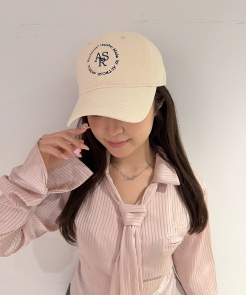 SHEPP(シープ)の「【26年春夏新作】ARSキャップ(キャップ・レディース・ブラック/アイボリー/サックスブルー・F)」の5枚目の写真